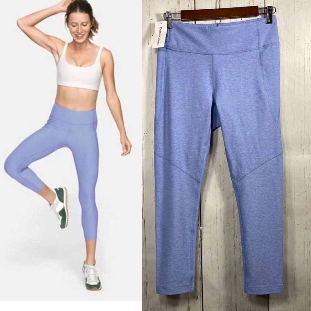 Outdoor Voices Lilac Warmup Leggings Size M High Rise Activewear Yoga Sporty